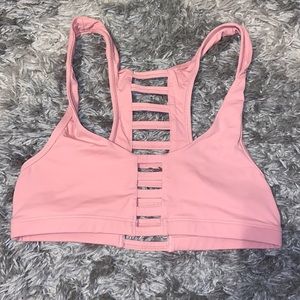 Victoria’s Secret pink razor back sports bra